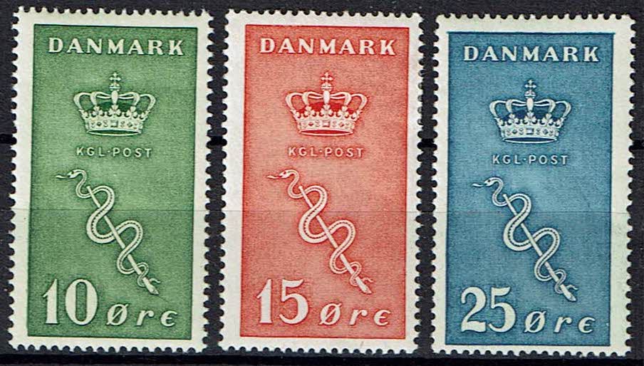 Danmark, ustemplet, bogtryk