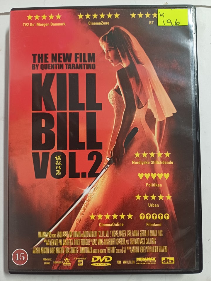 Kill Bill 2, DVD, action