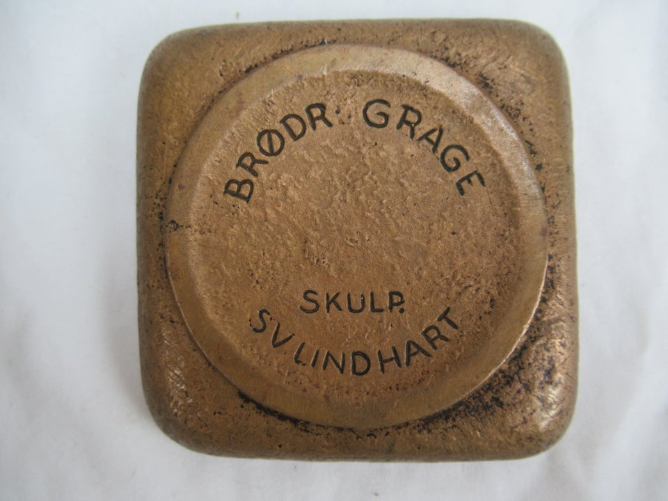 Svend Lindhart Bronze Fad