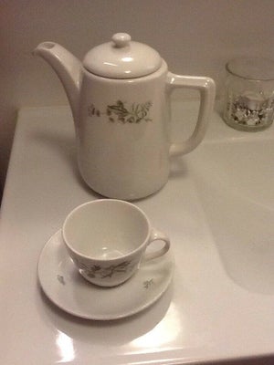 Porcelæn Kaffekande og kop Royal