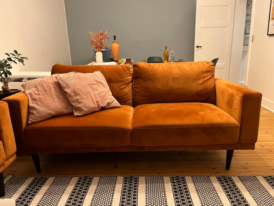 Sofa velour 3 pers