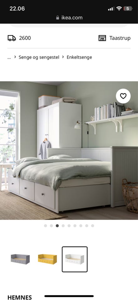 Sengeramme, Hemnes , b: 80 l: 200