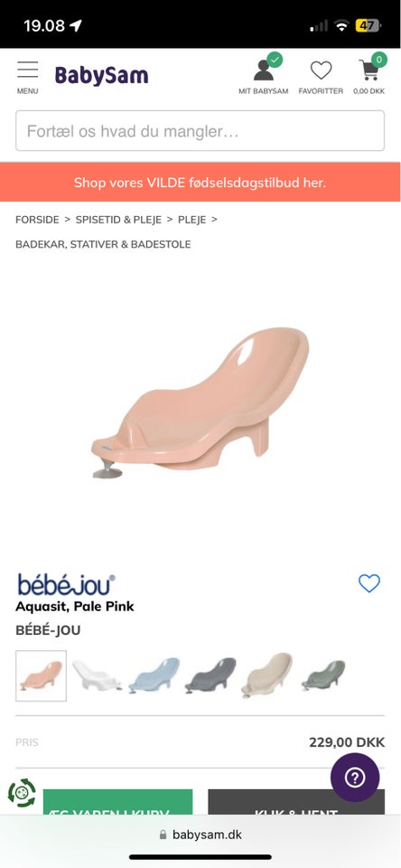 Badeindsats Badestol Bébé-Jou