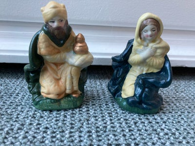 Krybbespil figurer porcelæn