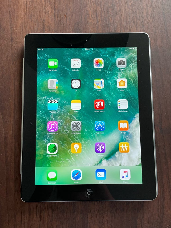 iPad, 16 GB, sort