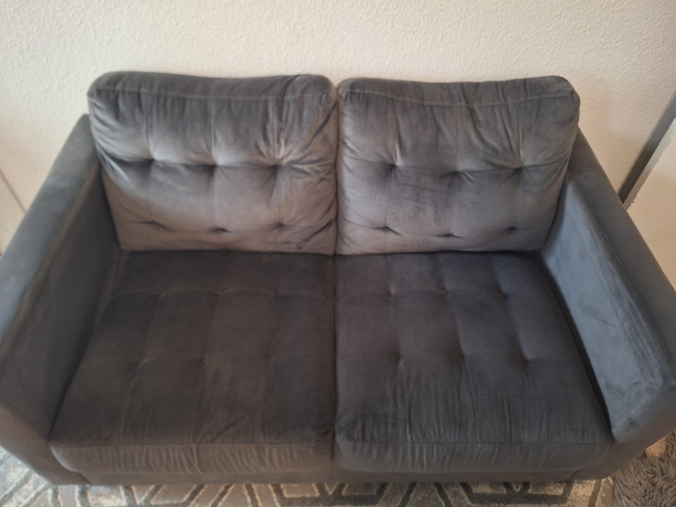 Sofa, velour, 2 pers.