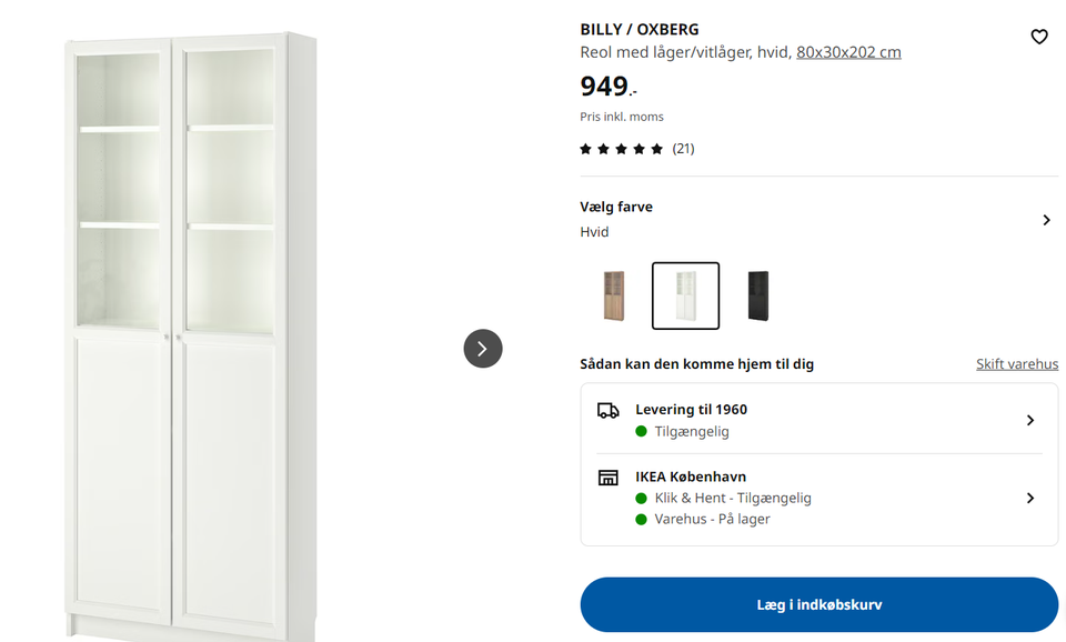 Reol BILLY Ikea