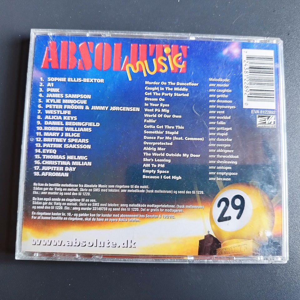 Mixed: Absolute Music 29, pop