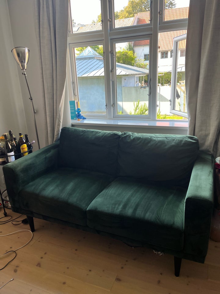 Grøn veloursofa , Ilva