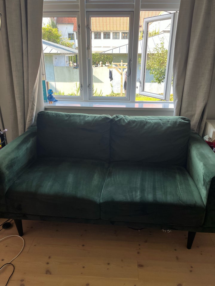 Grøn veloursofa , Ilva