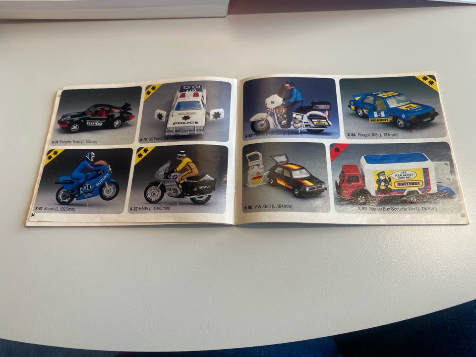 Modelbil, Matchbox katalog 1984