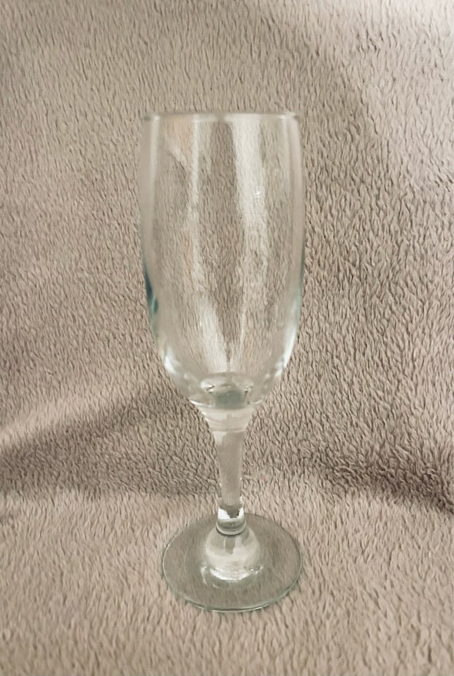 Glas, 6 stk Champagneglas