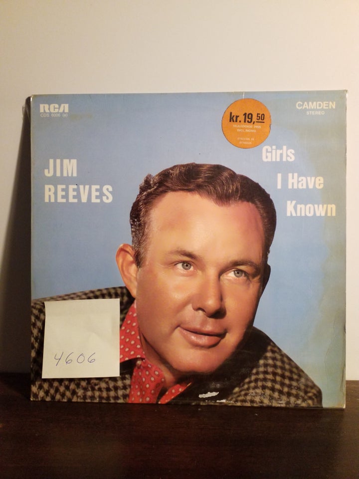 LP JIM REEVES GIRLS I HAVE KNOWN