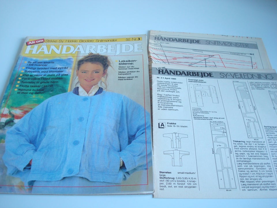 Alt om håndarbejde nr. 3 1985, Blad