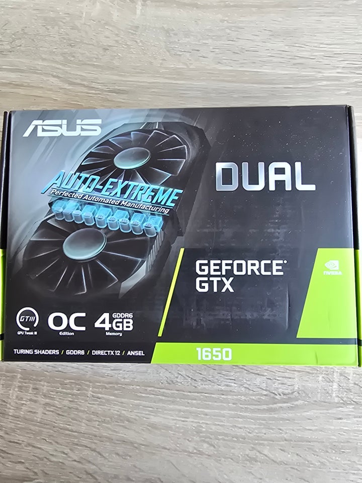 Nvidia Dual Geforce GTX 1650 ASUS, 4