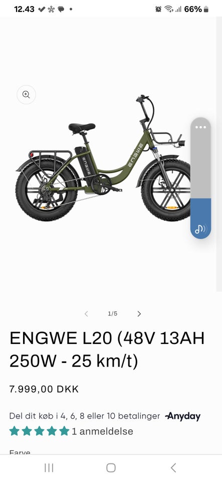 Elcykel, Engwe, 7 gear