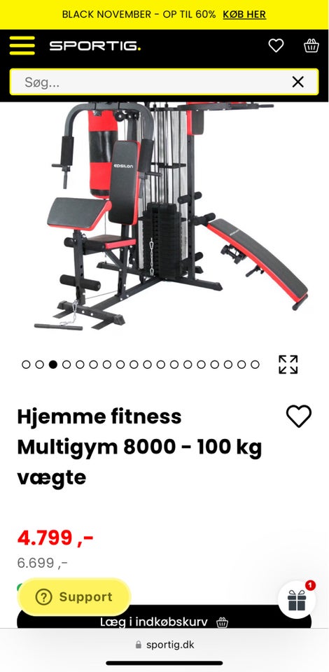 Andet, Multigym fitnessudstyr