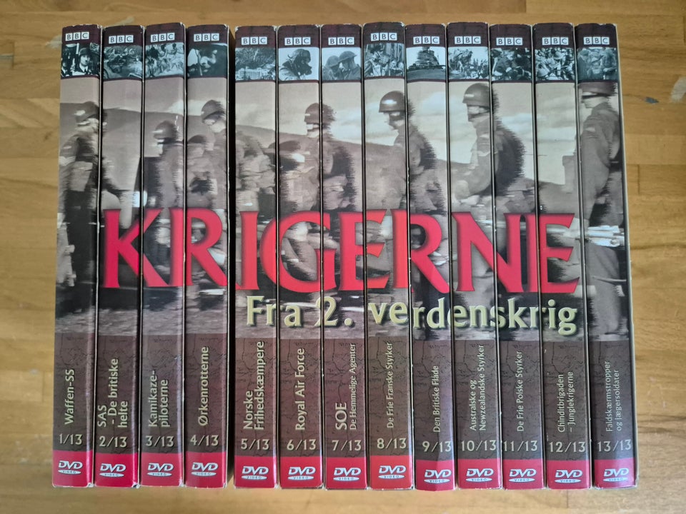 Krigerne fra 2. verdenskrig, DVD,