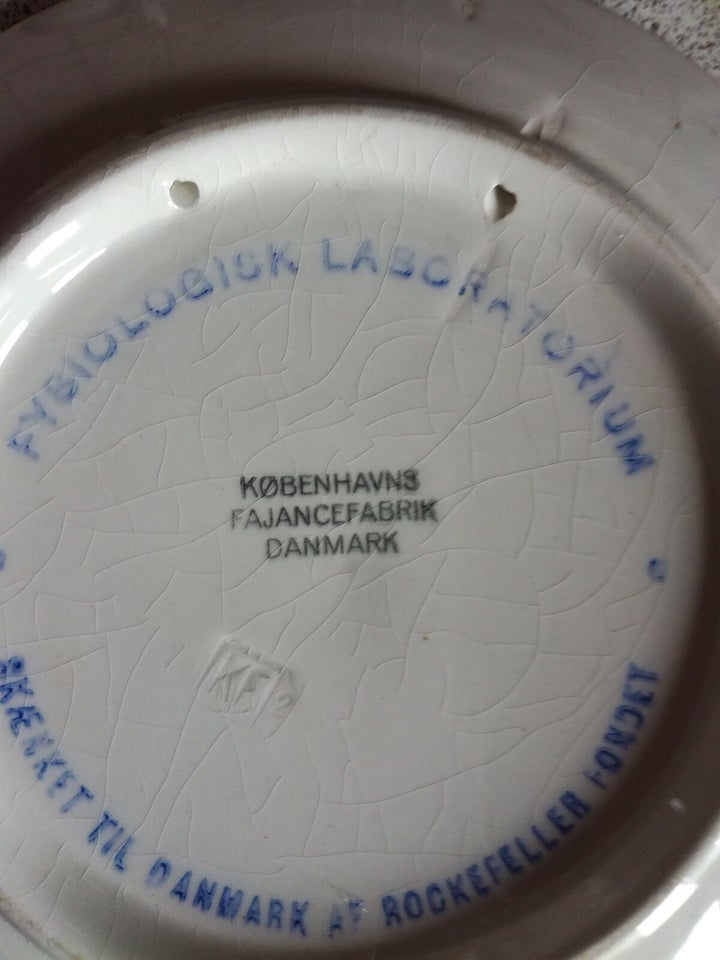 Porcelæn platter Det Danske