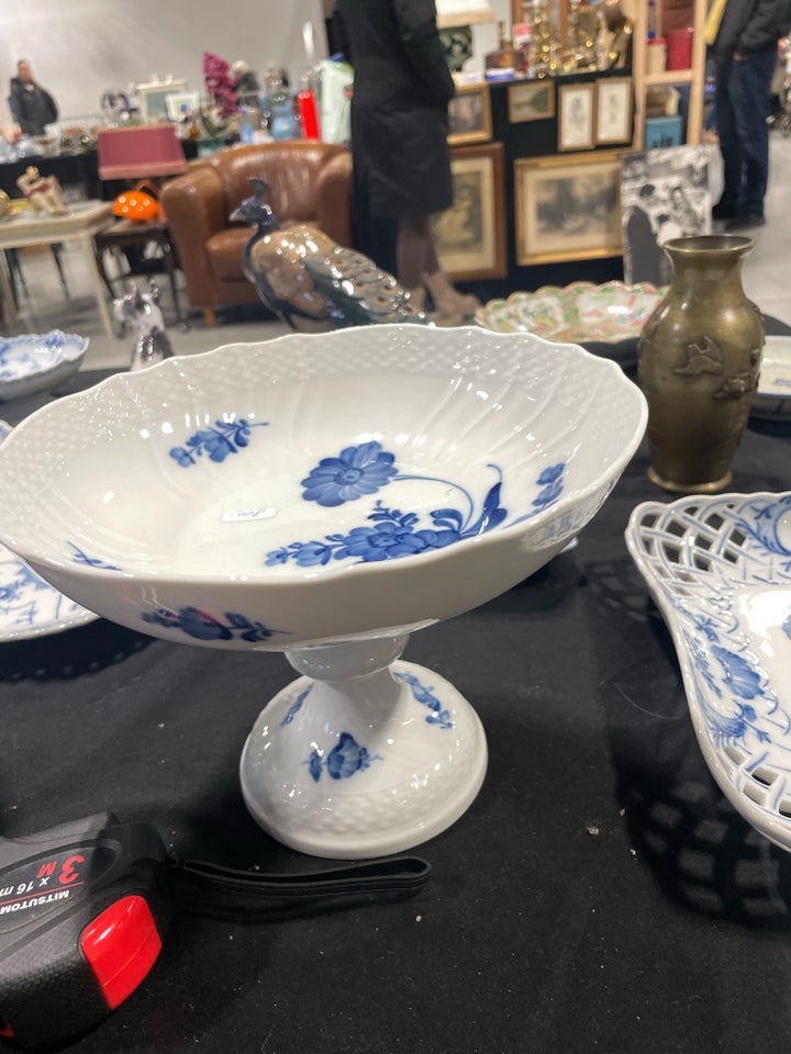 Porcelæn Blå Blomst opsats Royal