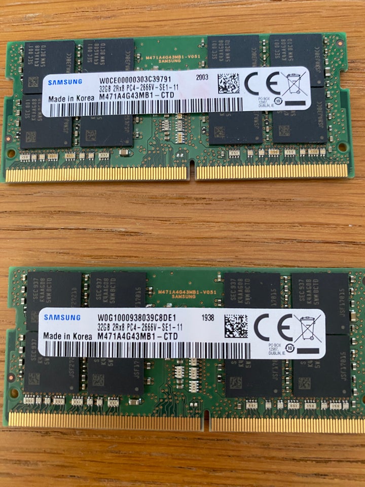 Samsung 64 GB Ram ( 2 x 32 GB ) DDR4