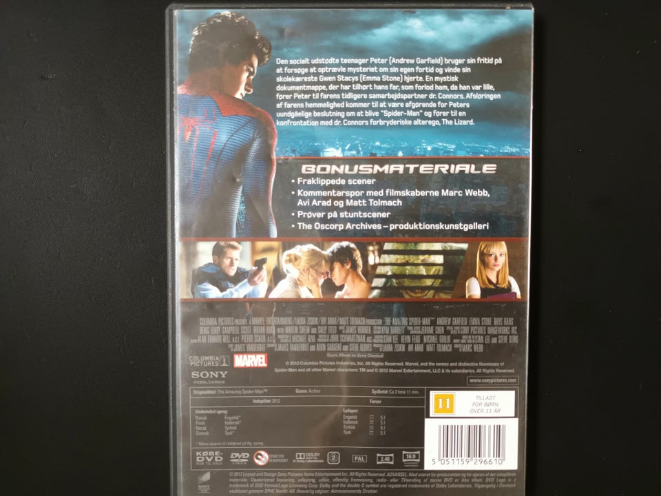 The Amazing Spider-man , DVD,