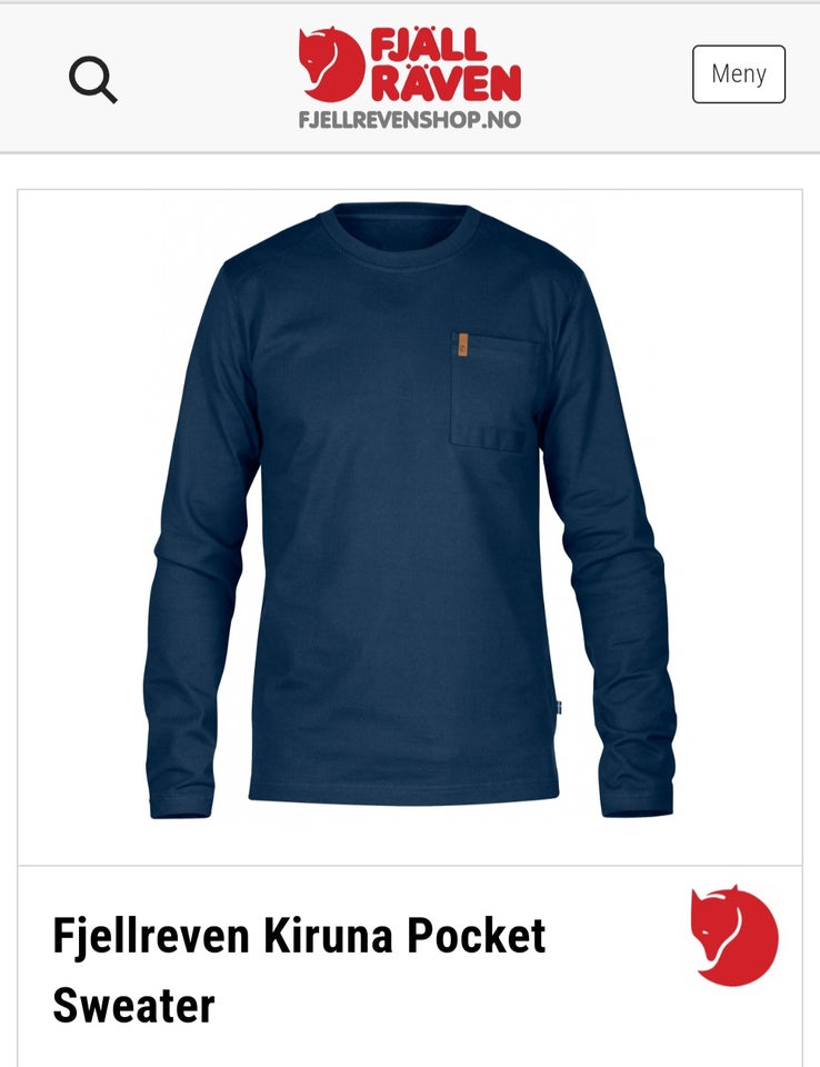 Bluse, Fjällräven, str. S