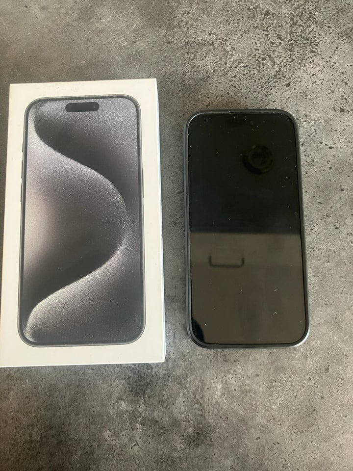 iPhone 15 Pro, 256 GB, sort