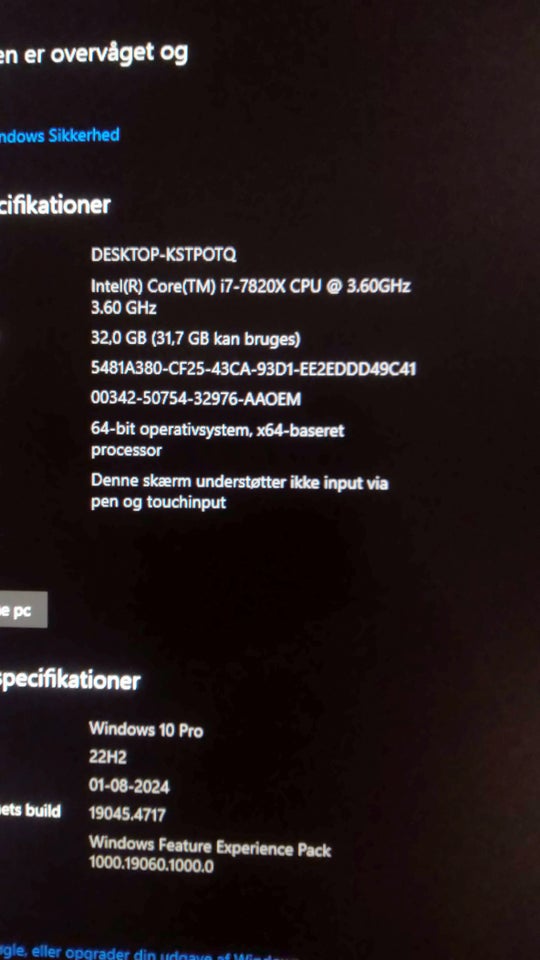 Andet mærke Cooler Master i7