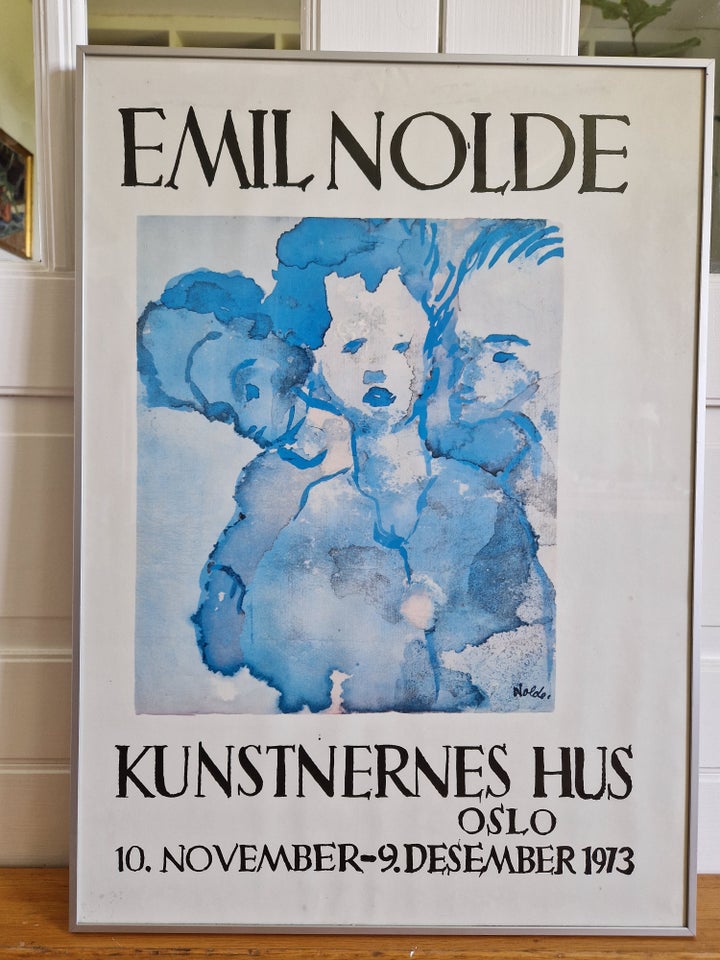 Plakat Emil Nolde motiv: Portræt