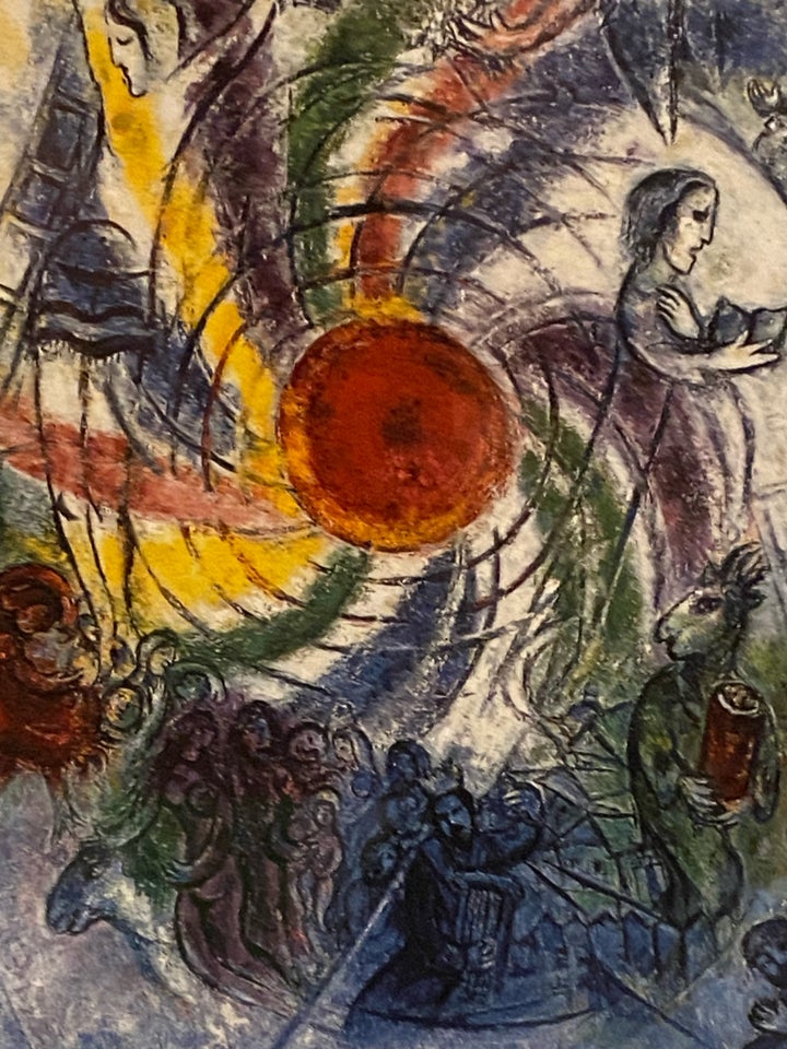 Indrammet Chagall kunsttryk Marc