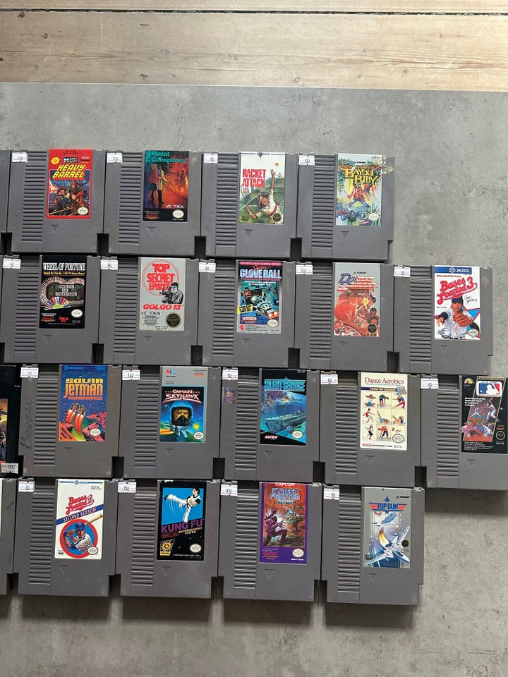 78 Stk Nintendo Spil NES Nintendo