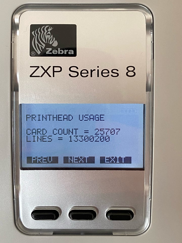 Anden printer Zebra ZXP8 ID-kort