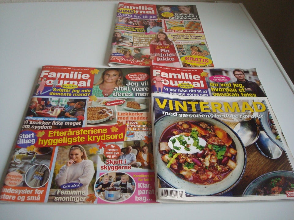 Familie Journal nr. 42, 44, 48 2022