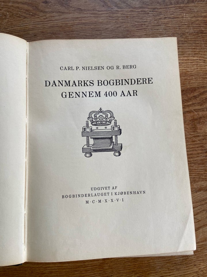 Danmarks Bogbindere gennem 400 år,