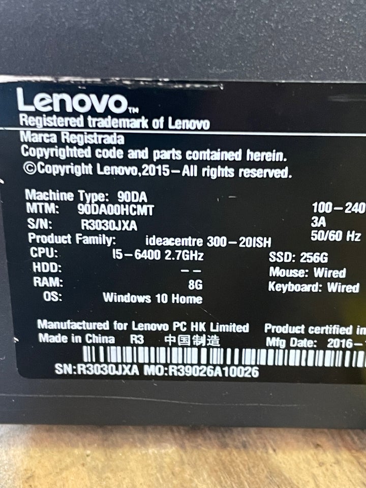 Lenovo, God