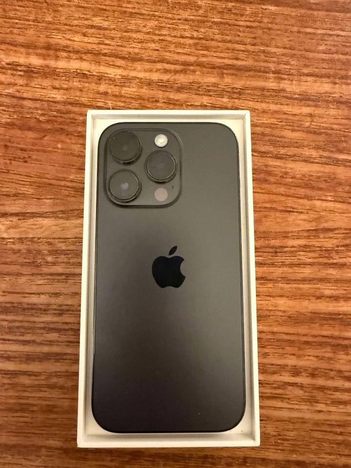 iPhone 14 Pro, 128 GB, sort