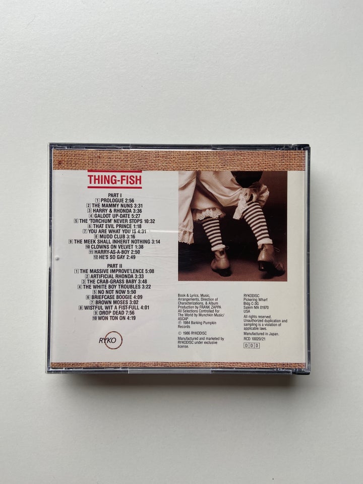 Frank Zappa: Thing-Fish, rock