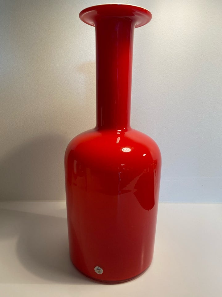 Vase, Glas vase, Holmegaard