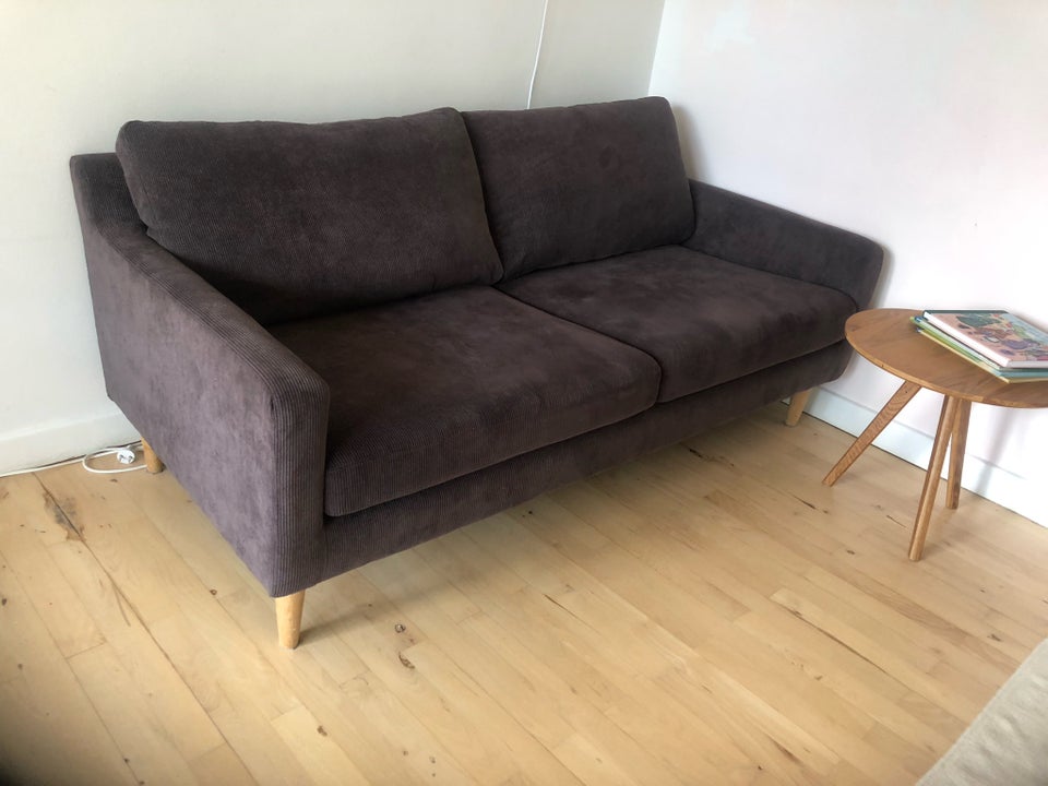 Sofa fløjl 3 pers