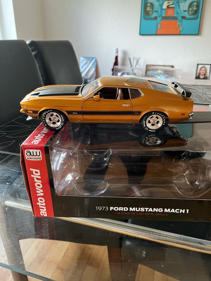 Modelbil Auto world Ford Mustang