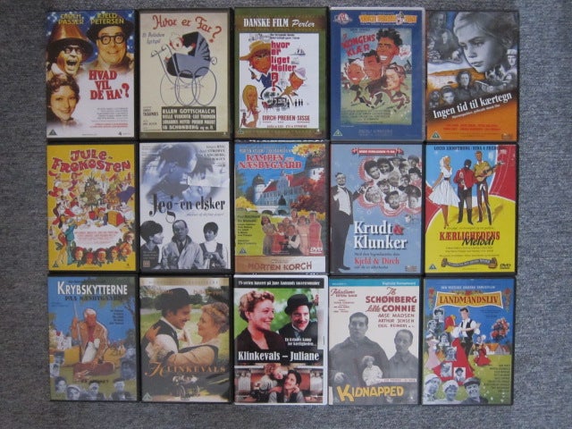 Danske film, DVD, familiefilm