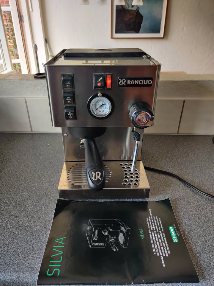 Silvia v3 med manometer Rancilio