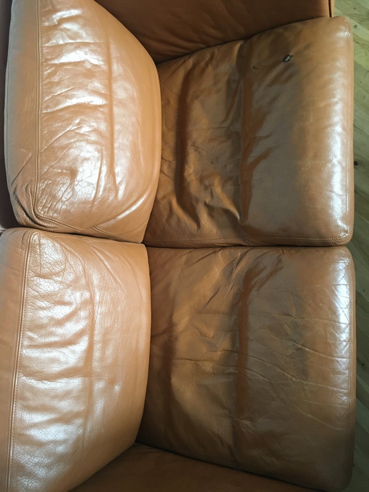 Sofa, læder, 2 pers.