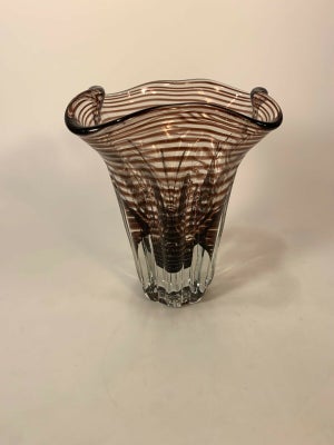 Glas Holmegaard vase unik