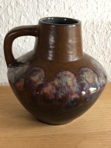Keramik Kande / Vase Strehla GDR