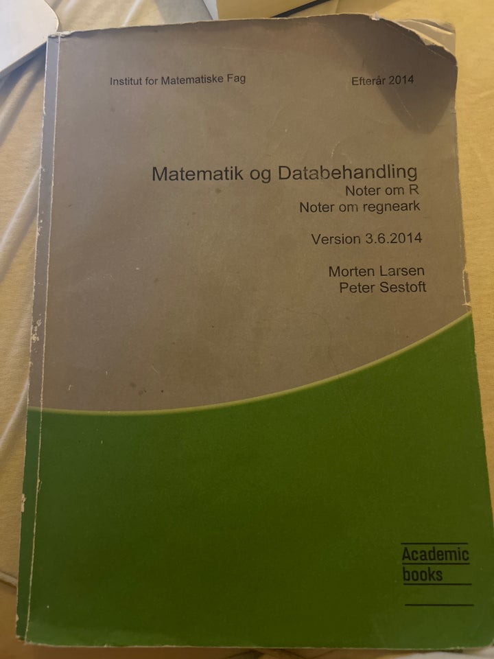 Matematik og databehandling Noter