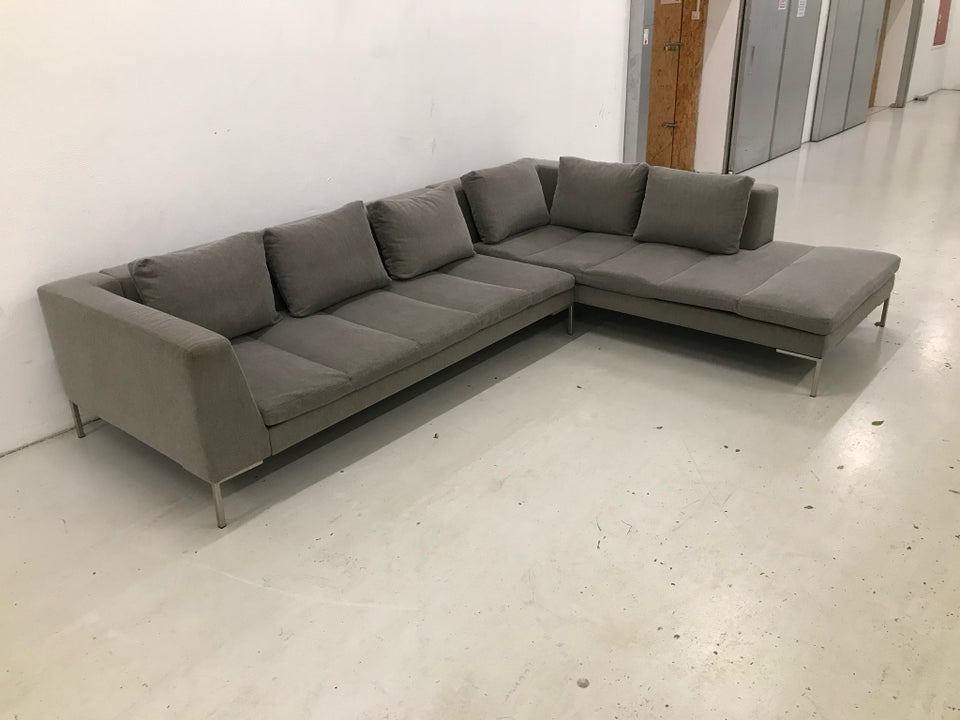 Hjørnesofa stof 6 pers