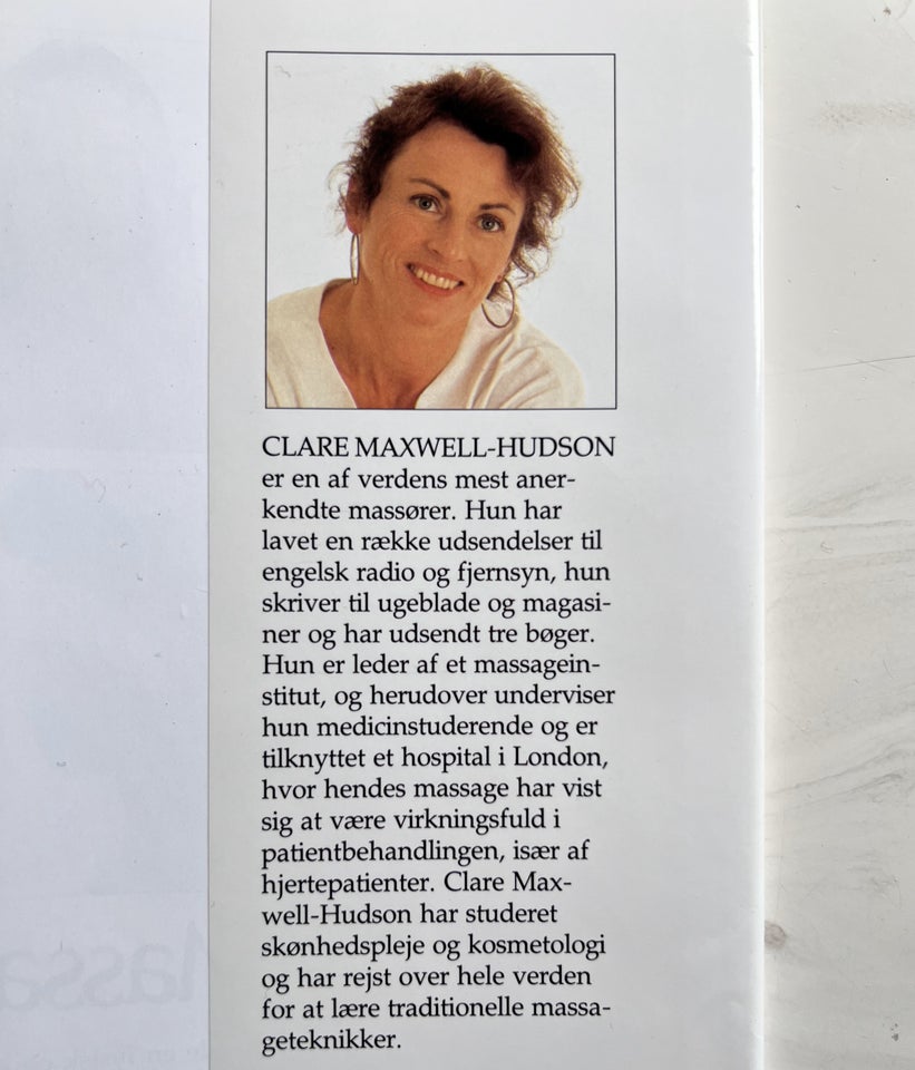 Massage, Clare Maxwell-Hudson,