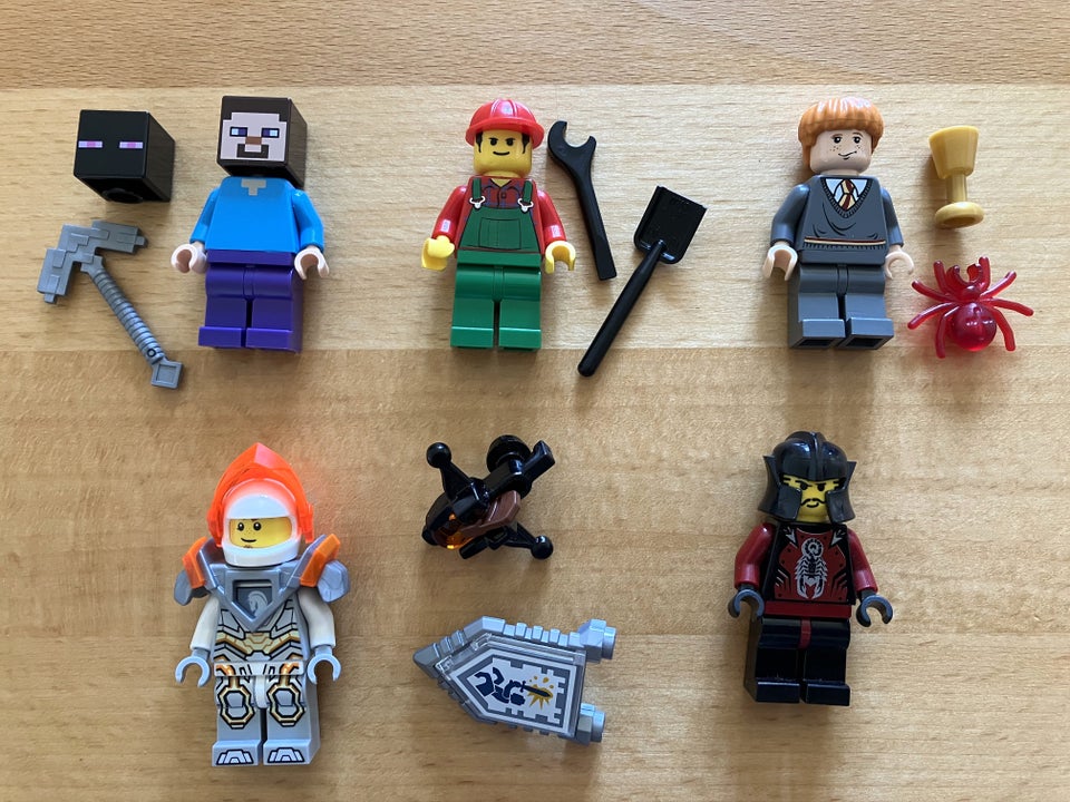 Lego Minifigures, 5 figurer.